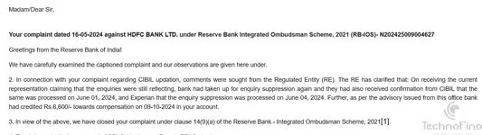 Screenshot 2024-10-29 at 22-05-25 Your complaint dated 16-05-2024 against HDFC BANK LTD. unde...webp