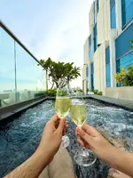 Rooftop Jacuzzi of Imperial Suite of Sofitel Bangkok
