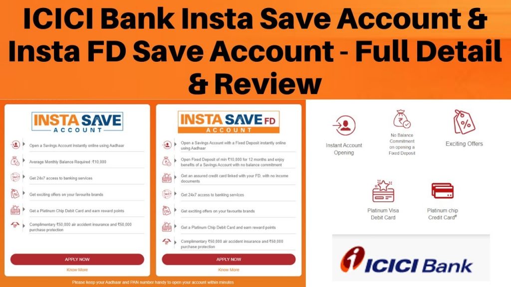 icici-bank-insta-save-savings-account-and-insta-save-fd-account-review